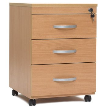 InOffice skuffeseksjon-410x460x585 mm-Bøk