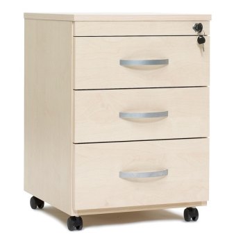 InOffice skuffeseksjon-410x460x585 mm-Bjørk