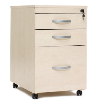 InOffice skuffeseksjon-410x580x665 mm inkl. skuff for A4-hengemapper-Bjørk