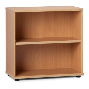 InOffice arkiv- og bokhylle-2 hyller, BxDxH = 800x420x780 mm-Bøk