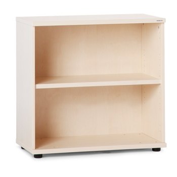 InOffice arkiv- og bokhylle-2 hyller, BxDxH = 800x420x780 mm-Bjørk