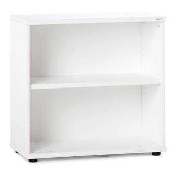 InOffice arkiv- og bokhylle-2 hyller, BxDxH = 800x420x780 mm-Hvit
