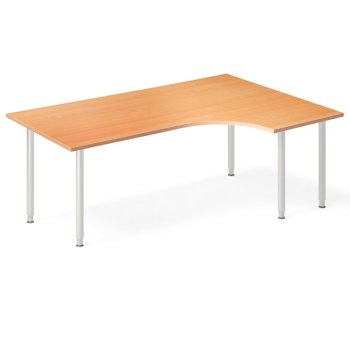 InOffice manuelt hev/senk skrivebord, bøk
