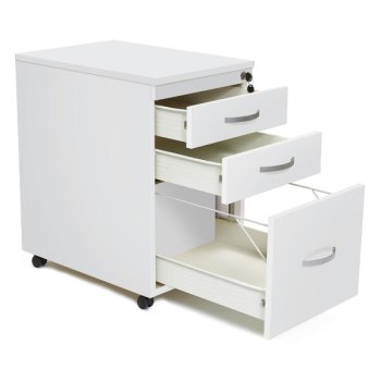 InOffice skuffeseksjon-410x580x665 mm inkl. skuff for A4-hengemapper-Hvit