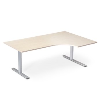 InOffice elektrisk hev/senk skrivebord, bjørk